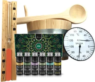 Beauty & Care Sauna Zandloper Set