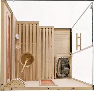 Binnensauna Vantaa 120x120x190 cm