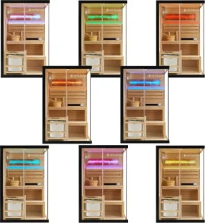 Binnensauna Vantaa 120x120x190 cm