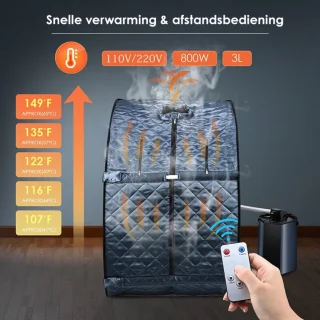 Bolture Draagbare Sauna - Mobiele Saunabox