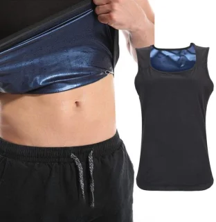 By Shayne Heren Sauna Zweetvest Taille Trainer