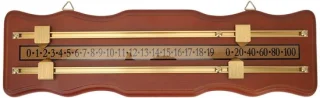 Cosensi snookerbiljart- en shuffleboard-scorebord