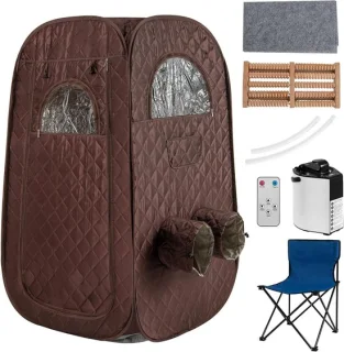 COSTWAY Draagbare stoomsauna tent