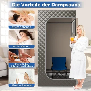 COSTWAY Stoomsauna Saunatent