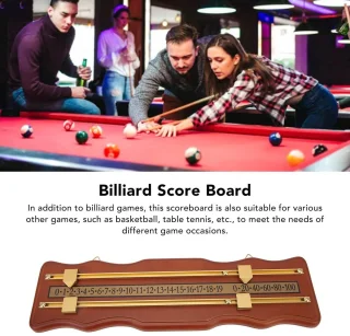 Dailygoods biljartscorebord 2-sporen