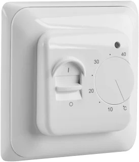 Dailygoods - Dailygoody - Stralingsverwarmingsthermostaat - Handmatige thermostaatregelaar - Geschikt voor elektrische verwarmingsapparaten - Compact formaat - Ene.