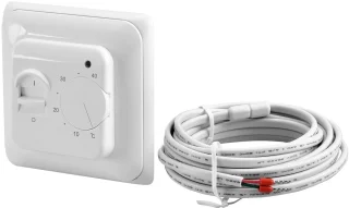 Dailygoods - Dailygoody - Stralingsverwarmingsthermostaat - Handmatige thermostaatregelaar - Geschikt voor elektrische verwarmingsapparaten - Compact formaat - Ene.