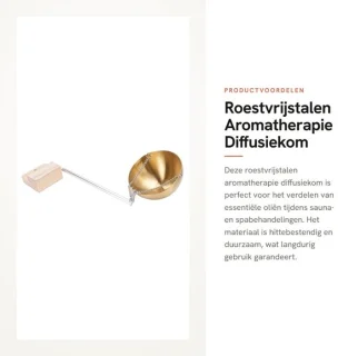 Dailygoods geur diffusiekom roestvrij staal