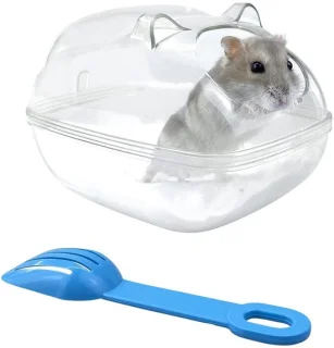 Dailygoods hamsterbad transparant
