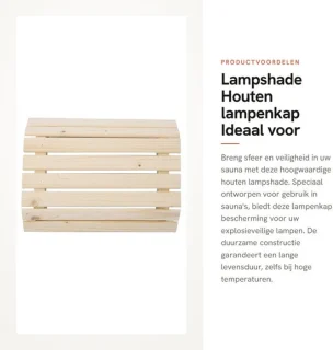 Dailygoods houten lampenkap