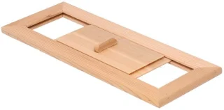 Dailygoods houten rooster 35 x 14 x 2 cm