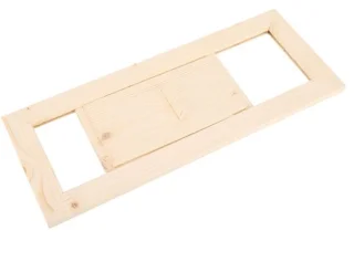 Dailygoods luchtventilatiepaneel massief hout