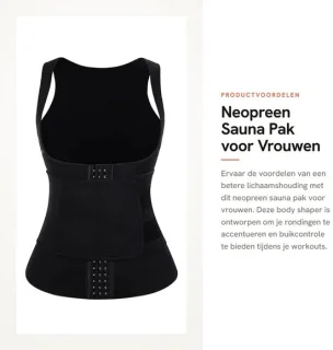 Dailygoods sauna pak neopreen body shaper taille trainer