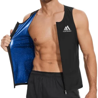 Dailygoods sauna shirt voor mannen, zwart, maat XL