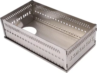 Dailygoods Sauna stenen houder roestvrij staal
