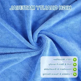 Wat vinden we goed aan de Dames Saunakilt Badhanddoek 80x135 cm Blauw