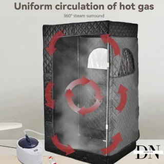 Deniva Draagbare Stoomsauna Opvouwbare Home Spa Tent 2L 1000W