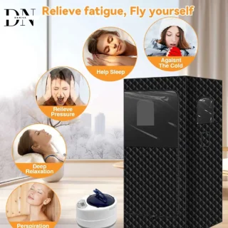 Deniva Draagbare Stoomsauna Opvouwbare Home Spa Tent 2L 1000W