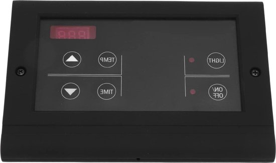 Digitale Saunacontroller Zwart 35-110℃ voor 3-27KW Saunakachel review