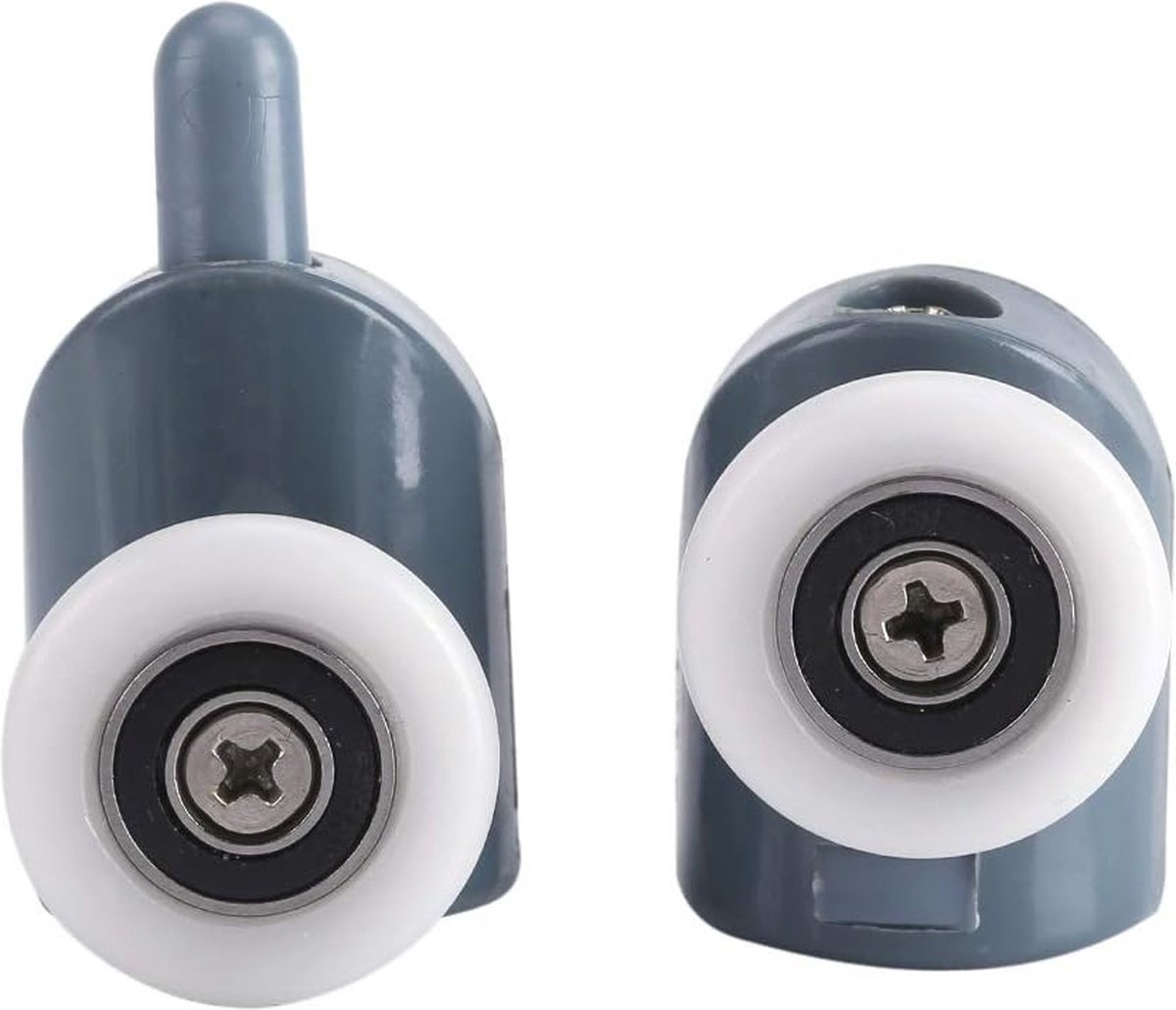 De Douchedeurrollen Set 8 Stuks Dubbel Voor Douchewanden en Stoomcabines in één oogopslag