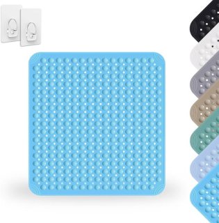 Douchemat 80 x 80 cm, Zee Blauw review