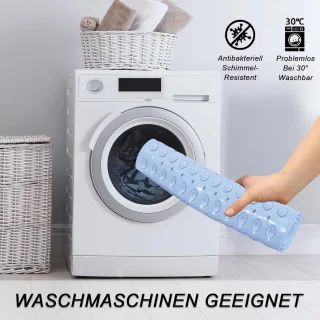 Wat vinden we goed aan de Douchemat vierkant 48 x 48 cm lichtblauw