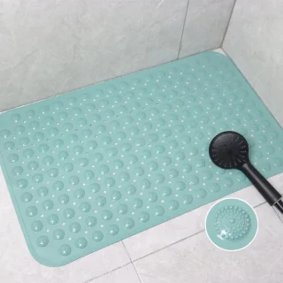 Douchemat vierkant 48x48 cm - Marmer groen