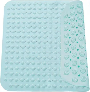 Douchemat vierkant 48x48 cm - Marmer groen