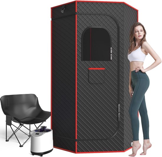 Compacte full-body stoomsauna — thuis wellness met één druk op de knop