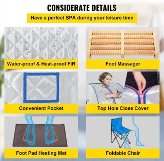 Draagbare Infrarood Sauna Cabine Portable