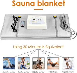 Draagbare Infrarood Sauna Deken 180×80 cm – 220V EU