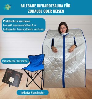 Wat vinden we goed aan de Draagbare Infraroodsauna XL Deluxe