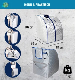Draagbare Infraroodsauna XL Deluxe