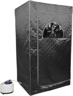 De Draagbare opvouwbare infraroodsauna (zilver) in één oogopslag