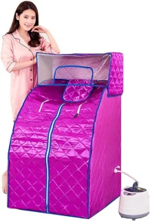 Draagbare sauna grijs