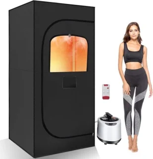 Draagbare sauna met stoomgenerator en afstandsbediening