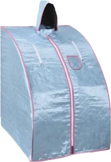 Draagbare sauna stoomcabine blauw