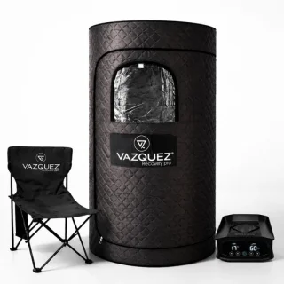 RVS krachtpatser voor thuis: de Vazquez Recovery Mobiele Sauna
