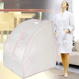 Draagbare sauna zilver