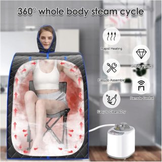 Wat vinden we goed aan de Draagbare Saunatent met vouwstoel