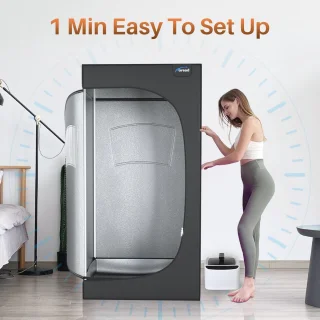 Draagbare stoomsauna 2,6L thuisspa