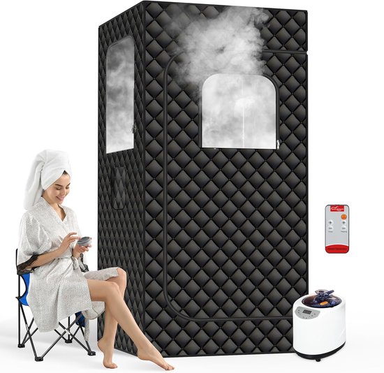 Draagbare Stoomsauna 3L 1200W met Afstandsbediening review