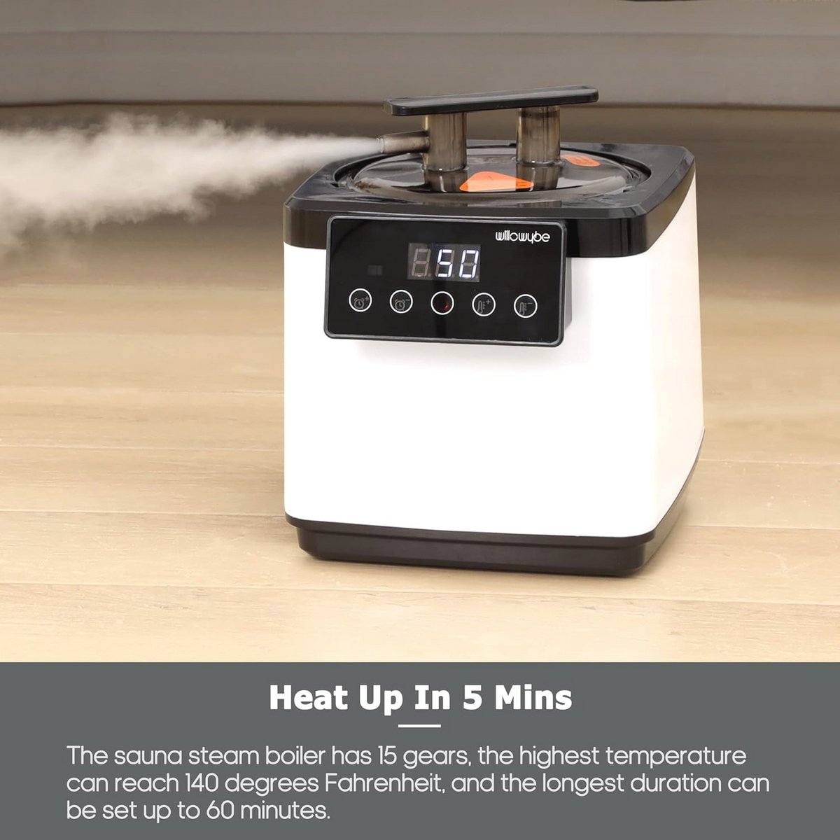 Wat vinden we goed aan de Draagbare Stoomsauna Bluetooth Thuisspa