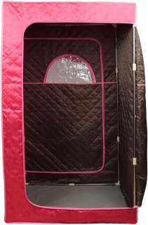 Draagbare Stoomsauna Spa-Tent Rood 100x80x170 cm