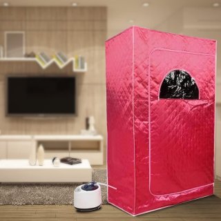 Draagbare Stoomsauna Spa-Tent Rood 100x80x170 cm