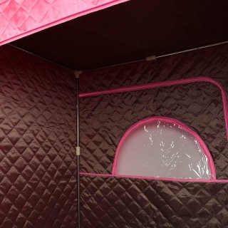 Draagbare Stoomsauna Spa-Tent Rood 100x80x170 cm