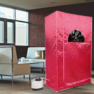 Draagbare Stoomsauna Spa-Tent Rood 100x80x170 cm