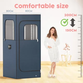 Draagbare Stoomsauna Tent met Stoel en Stoomgenerator