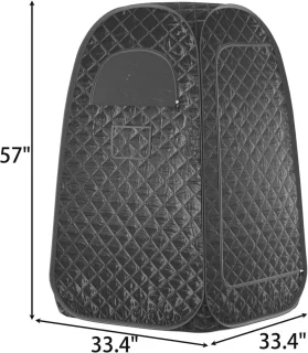 Draagbare stoomsauna tent met stoel voor thuisgebruik
