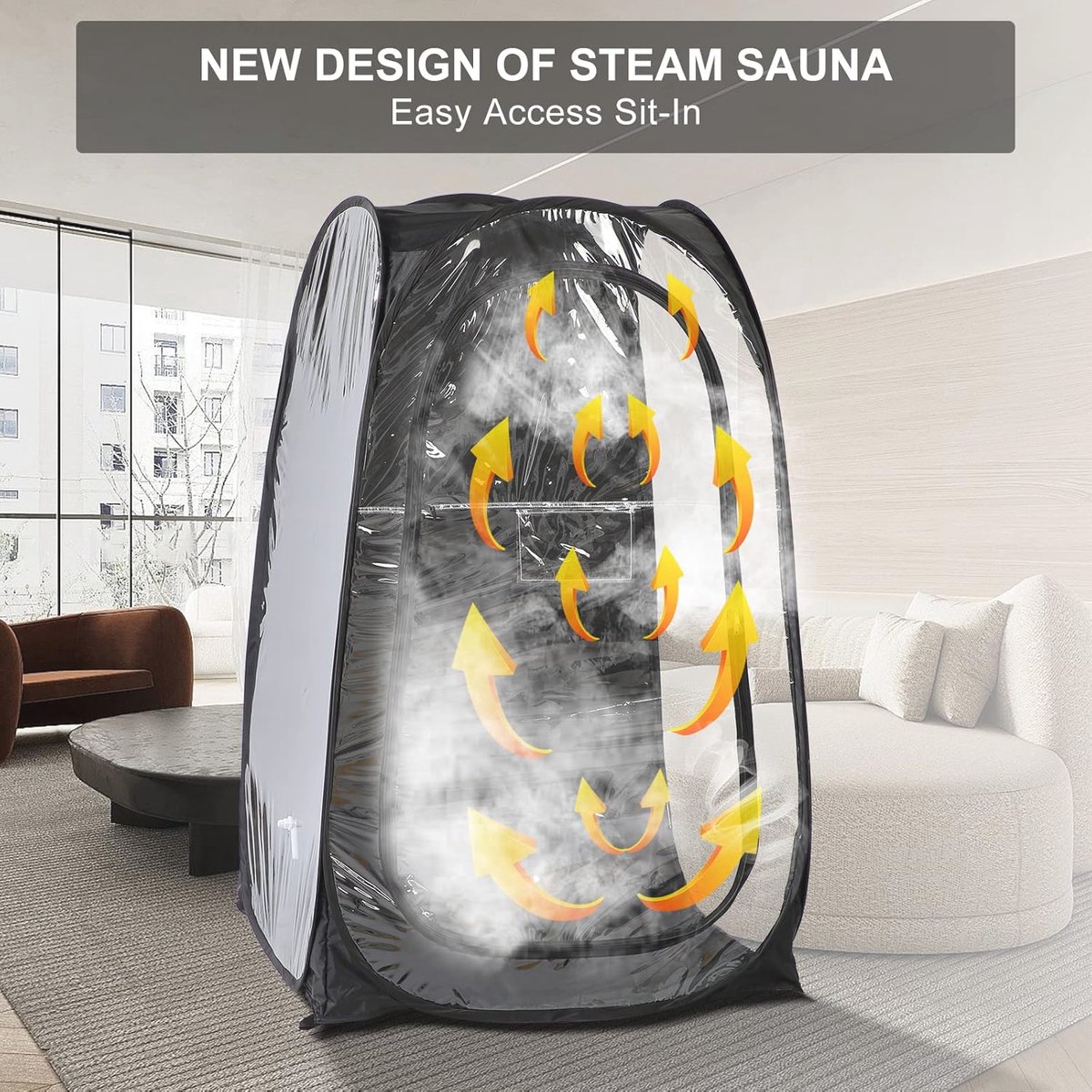 Wat vinden we goed aan de Draagbare Stoomsauna Tent Opvouwbaar Full Body